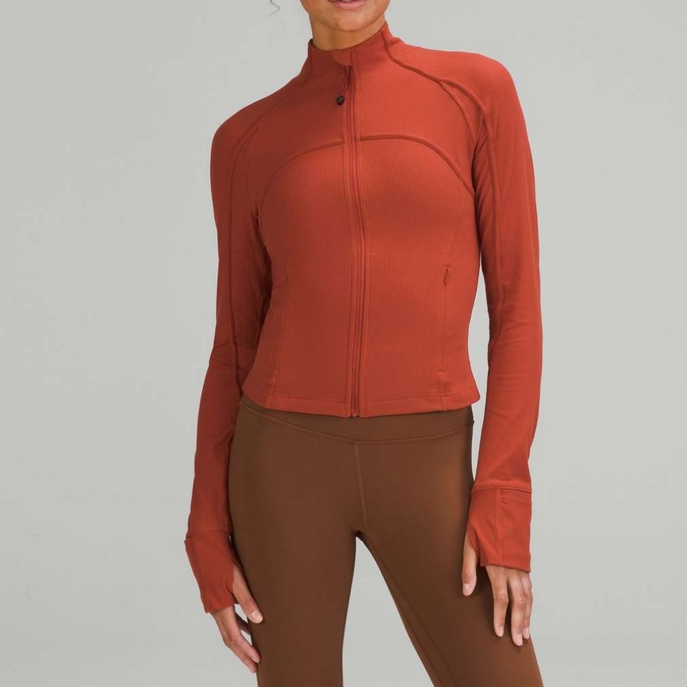 Lululemon Ribbed Nulu Cropped Define Jacket